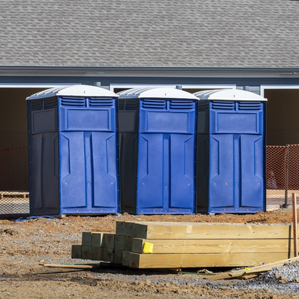 how do you ensure the portable restrooms are secure and safe from vandalism during an event in Wilmington Illinois